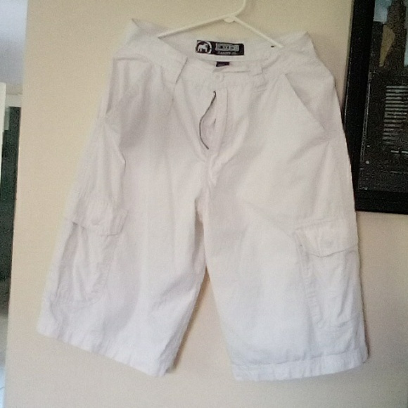 Men's Exco jeans co. White casual shorts - Picture 1 of 7